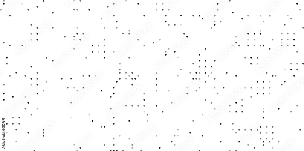 Black and white halftone dots, halftone effect. Black and white halftone dots, halftone effect.