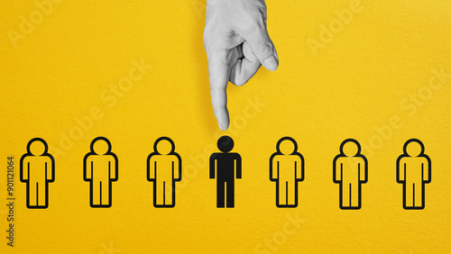 Photography Talent Acquisition and human resource management concept