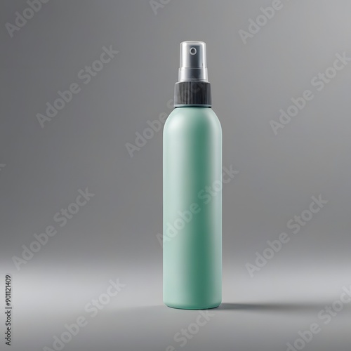 Green Spray Bottle Mockup