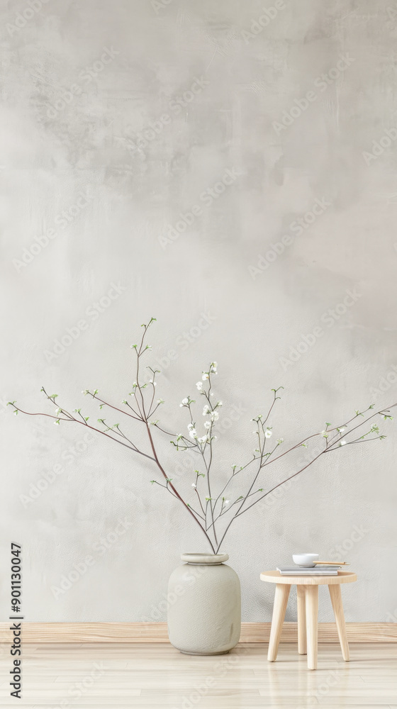 Minimalist living room interiors design with minimal elements and Japanese inspiration. Oriental Real Estate minimal composition. Minimalist living room interiors design with minimal elements and Japanese inspiration. Oriental Real Estate minimal composition.