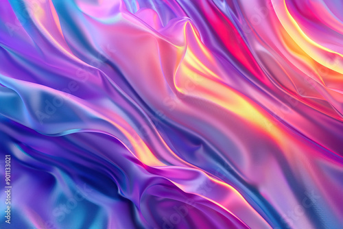 Beautiful texture surface neon wave, design natural abstract background