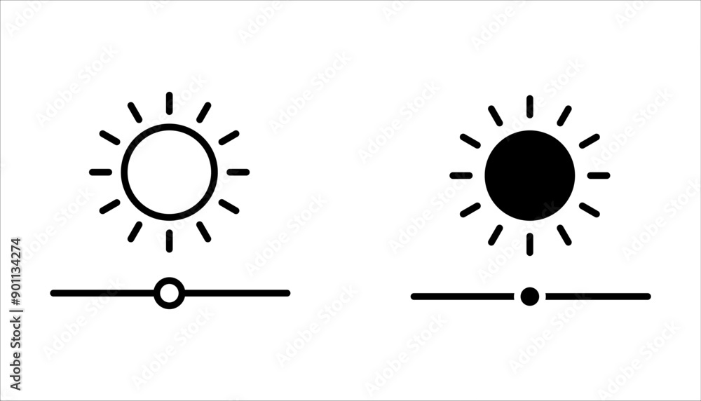 Contrast icon set, adjust contrast icon. Signs and symbols on white background Contrast icon set, adjust contrast icon. Signs and symbols on white background