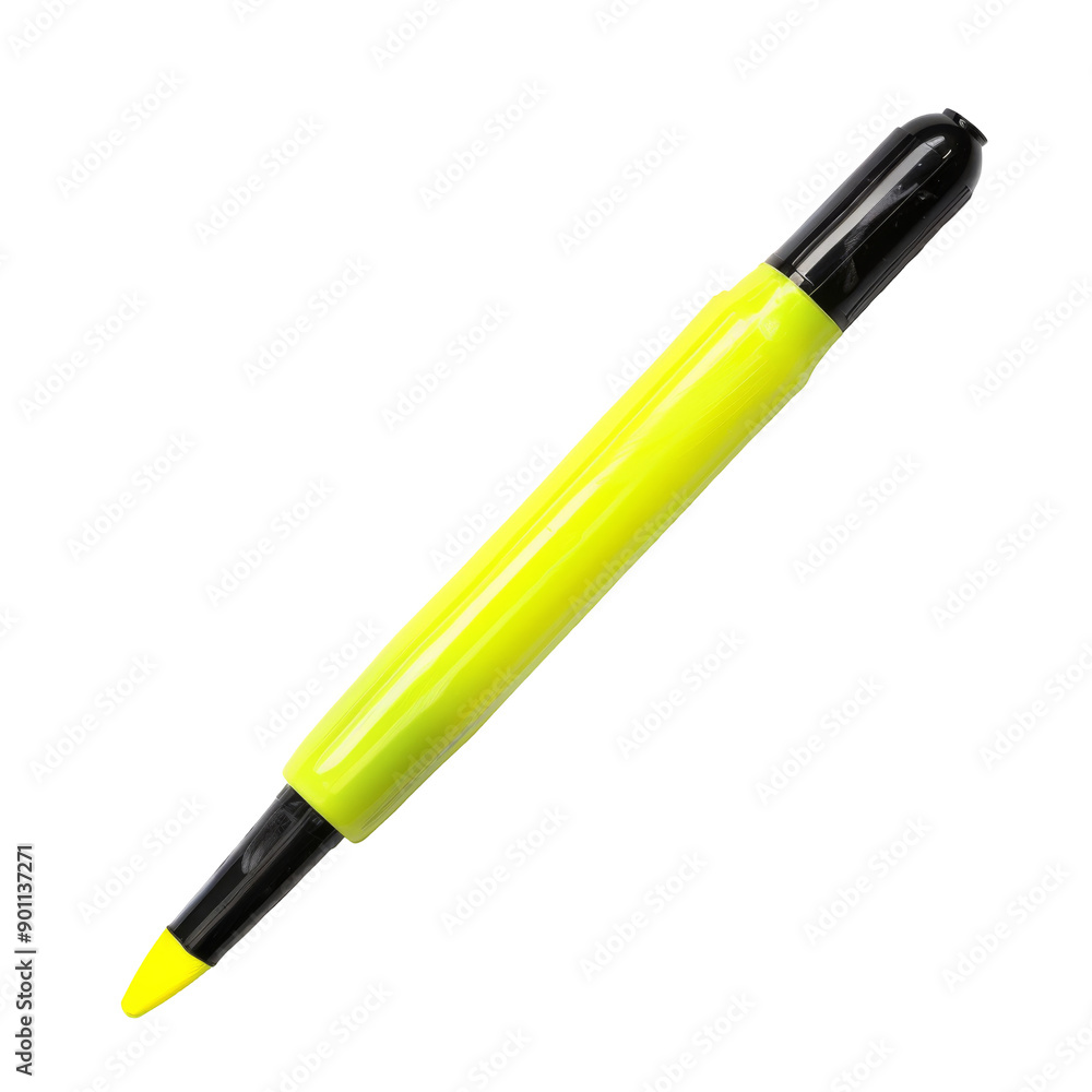 Highlighter isolated on white or transparent background Highlighter isolated on white or transparent background