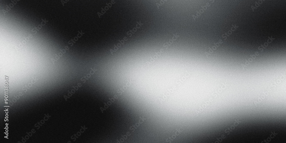 Abstract background with grainy texture and light effect, transitioning from black to white Abstract background with grainy texture and light effect, transitioning from black to white