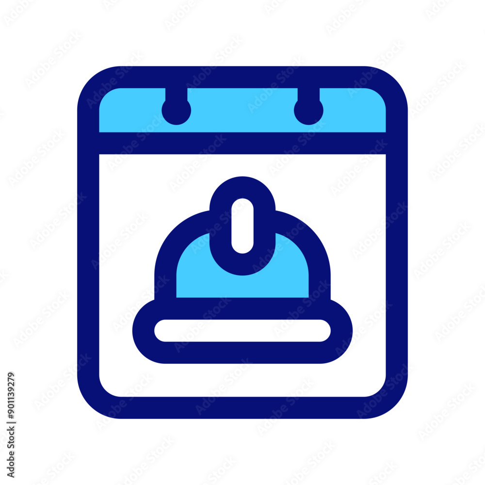 Labor Day Calendar Mixed Icon. Single icon, line and colored vector icon Labor Day Calendar Mixed Icon. Single icon, line and colored vector icon