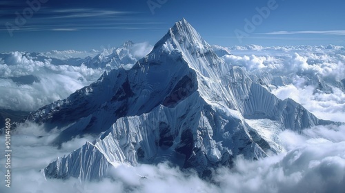 Wallpaper Mural Alpamayo Mountain (Peru): Famous for its perfectly conical shape, this peak in the Cordillera Blanca is considered one of the most beautiful mountains in the world, attracting mountaineers  Torontodigital.ca