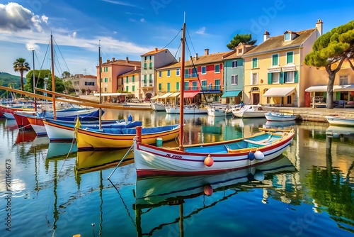 Harbour of Martigues, South of France
