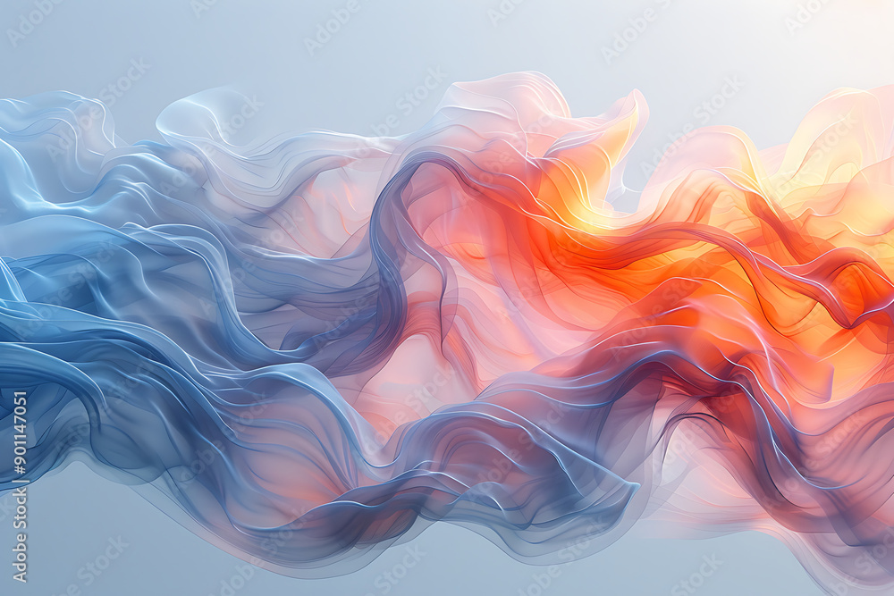 Obraz premium Abstract Unique Colorful Background