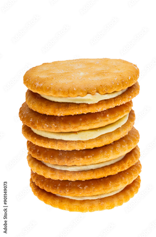 double cookies isolated double cookies isolated