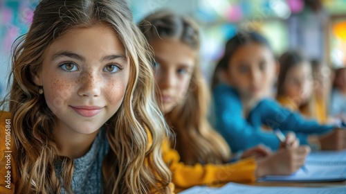 Small Group of Students in Tutoring Session