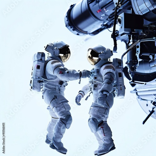 holographic visualization of the artemis ii crew conducting a sp photo