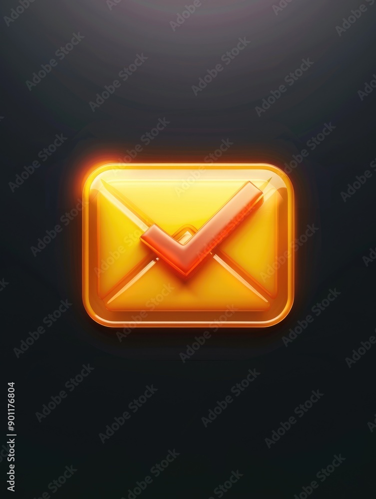 Email confirmed notification icon Email confirmed notification icon