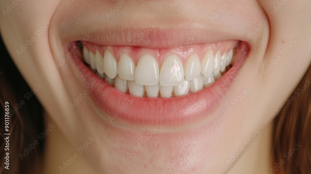 Fototapeta premium Bright and healthy smile