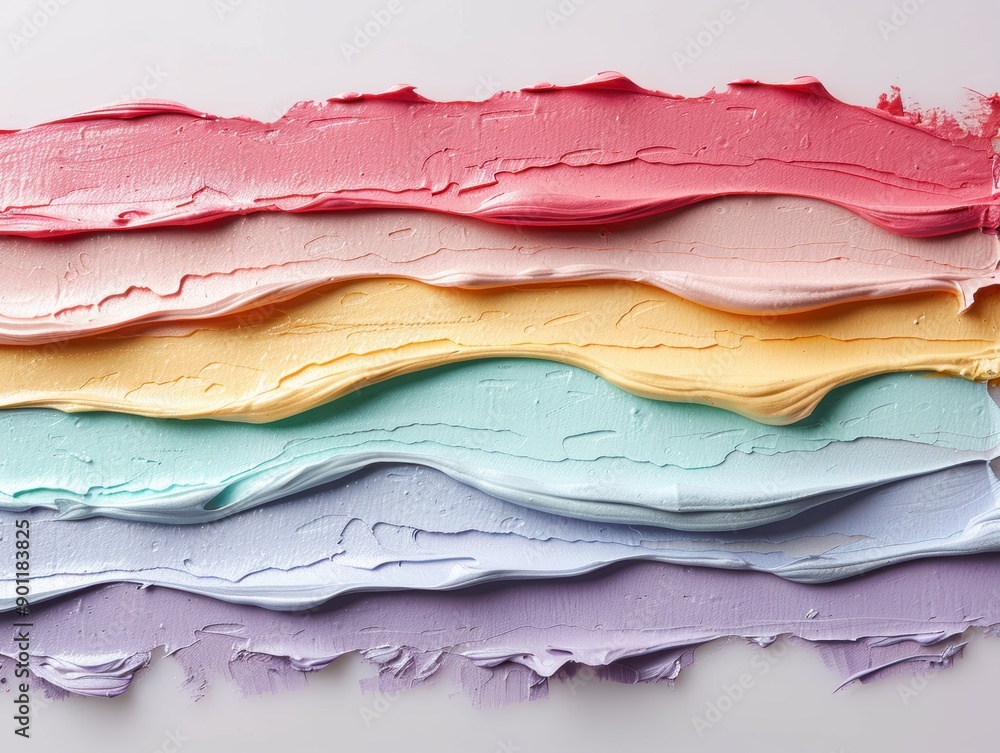 Colorful abstract paint strokes background Colorful abstract paint strokes background