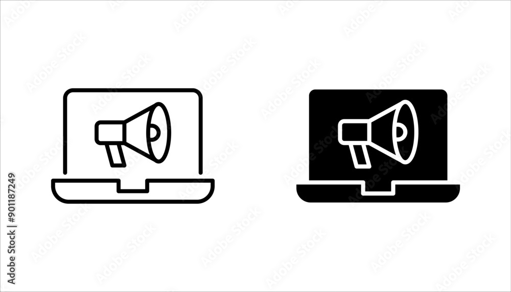 digital marketing icon set. vector illustration on white background digital marketing icon set. vector illustration on white background