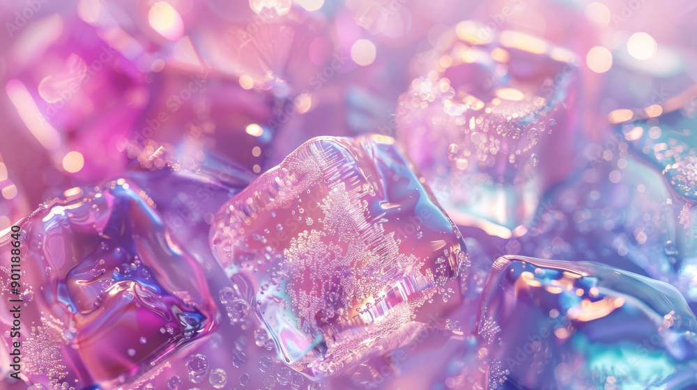 Summer color cool ice illustration background Summer color cool ice illustration background