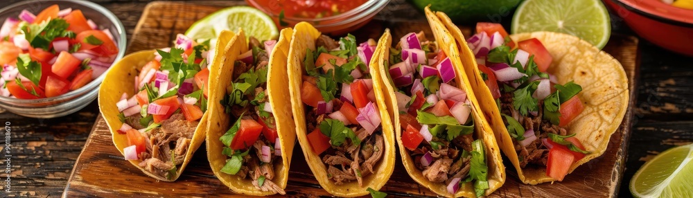 Deliciously styled tacos filled with fresh ingredients, perfect for a flavorful meal. Ideal for food photography and culinary delights. Deliciously styled tacos filled with fresh ingredients, perfect for a flavorful meal. Ideal for food photography and culinary delights.