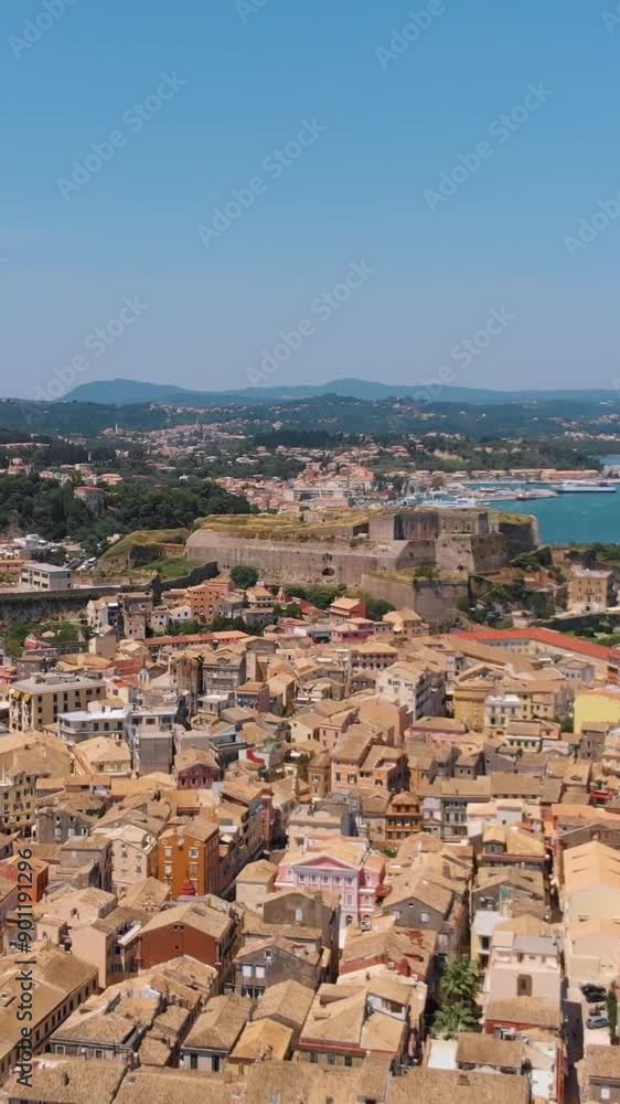 Aerial view of beautiful Greece landscape Aerial view of beautiful Greece landscape