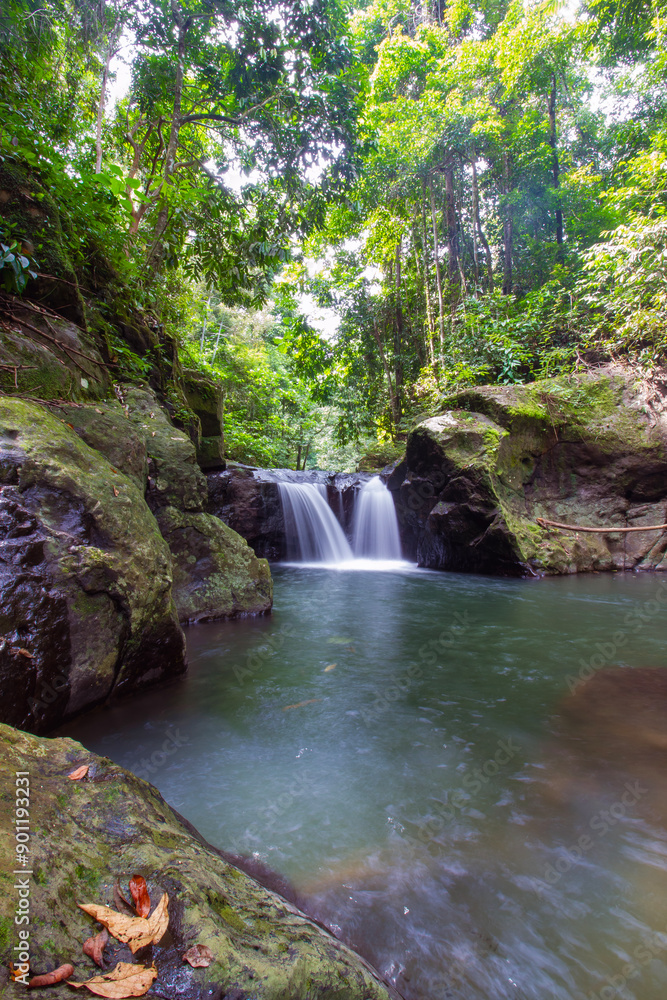 Fototapeta premium Kusing Waterfall in Central Kalimantan, Indonesia