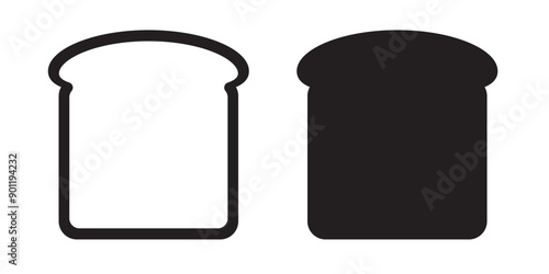 Bread slices icon.