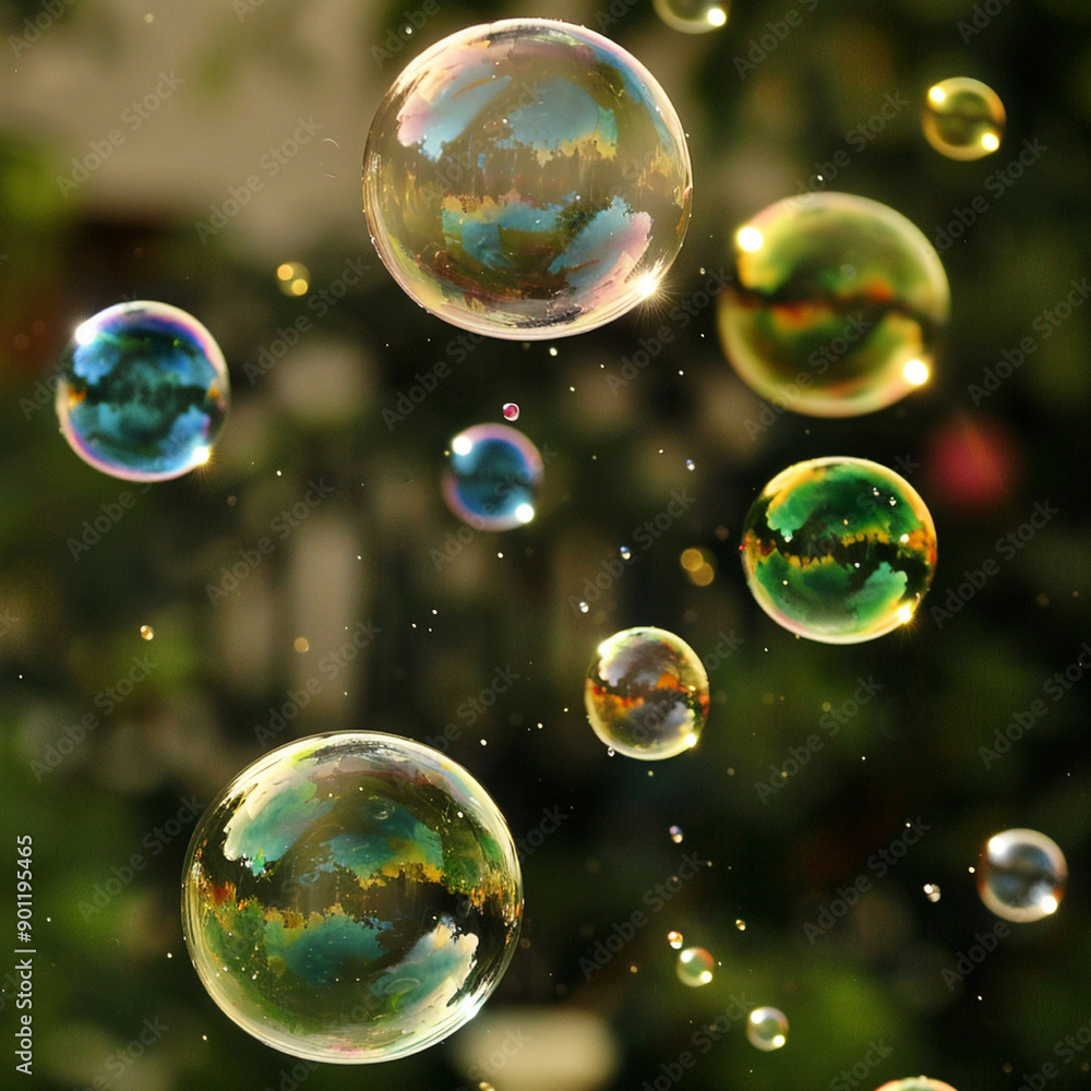 Big Soap bubbles in the air Big Soap bubbles in the air