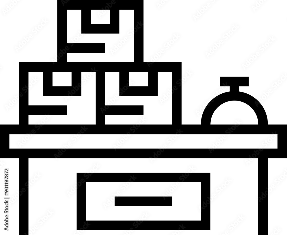 cashier desk icon. cashier desk icon.