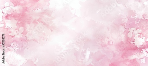 Soft Pink Watercolor Background