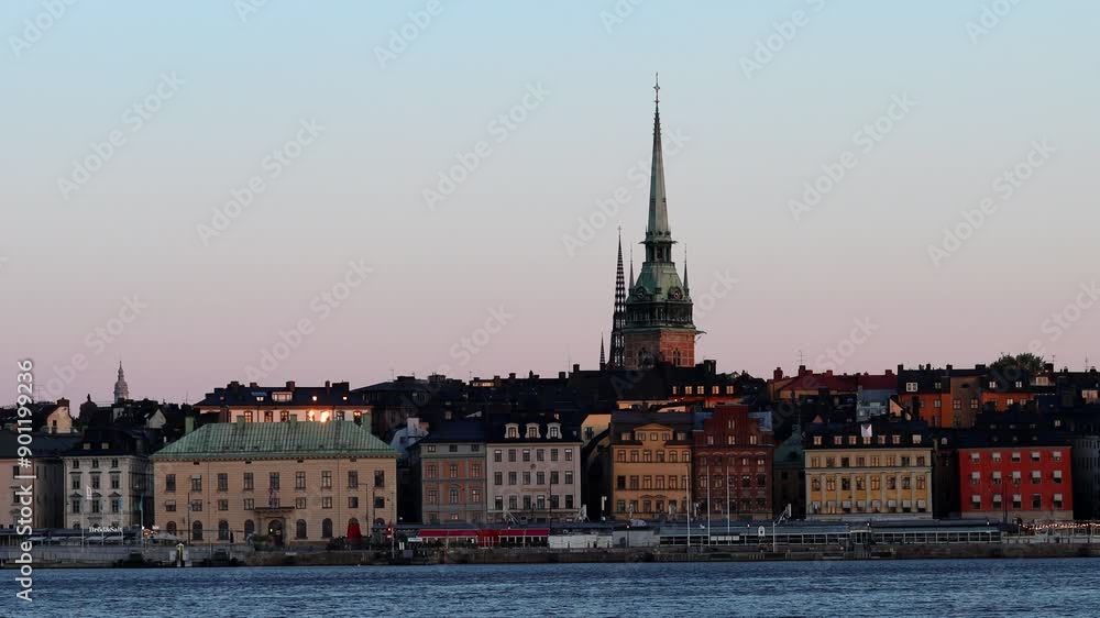 Stockholm, Sweden A dawn and early morning view of Gamla Stan or Old Town. Stockholm, Sweden A dawn and early morning view of Gamla Stan or Old Town.