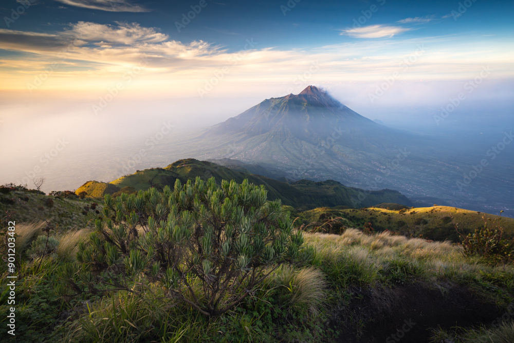Merapi Volcano of Java Island, Indonesia Merapi Volcano of Java Island, Indonesia