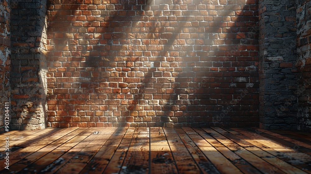 Brick wall textures with realistic details and weathered effects adding ...