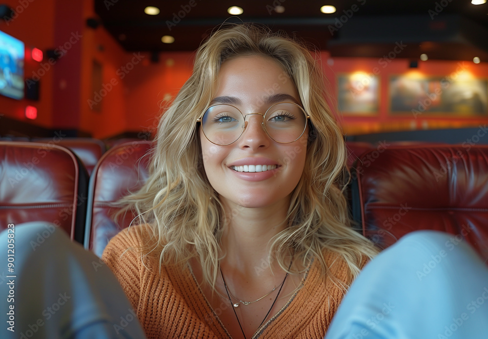 Smiling Woman in Modern Cinema