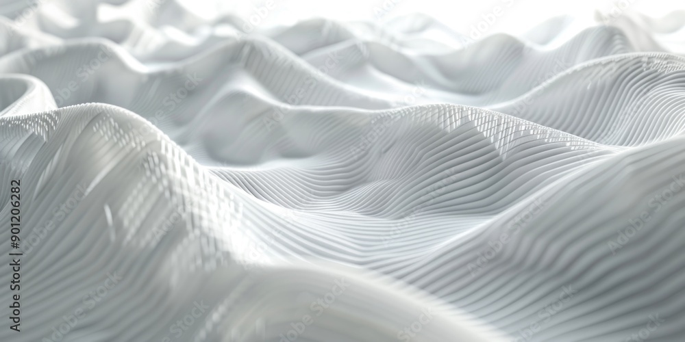 Obraz premium Wavy Water Surface Close Up