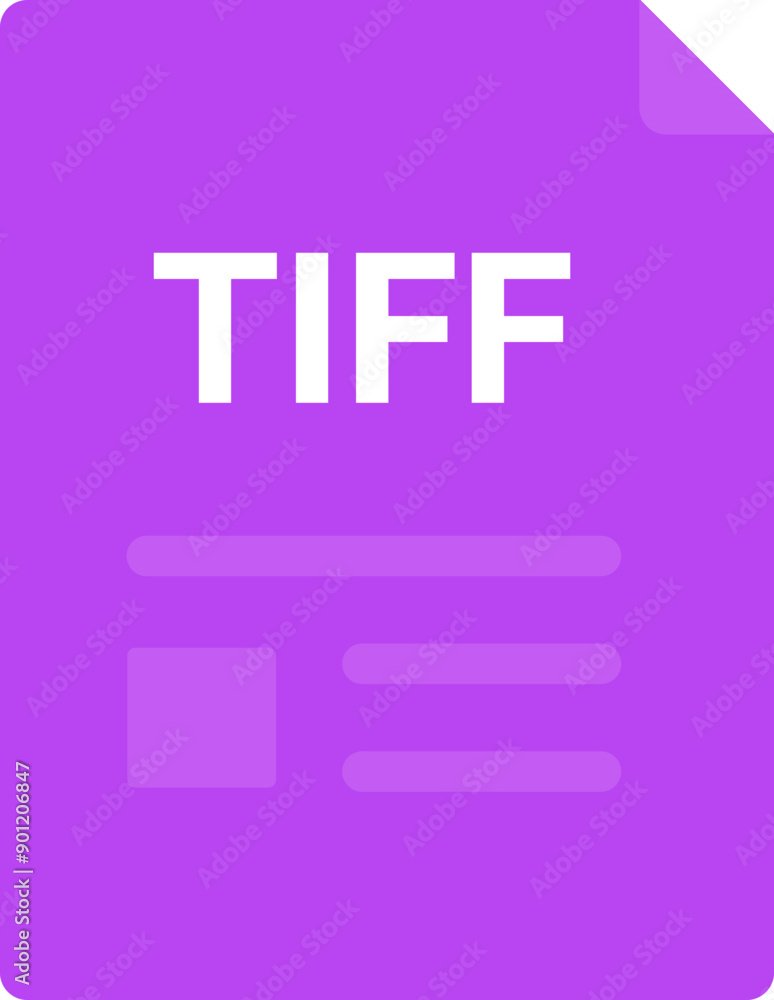 TIFF File icon minimal outline with symbols TIFF File icon minimal outline with symbols