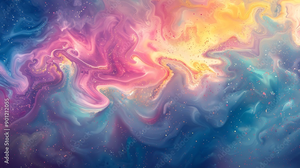 Dreamy Ethereal Oil Slick Background Dreamy Ethereal Oil Slick Background