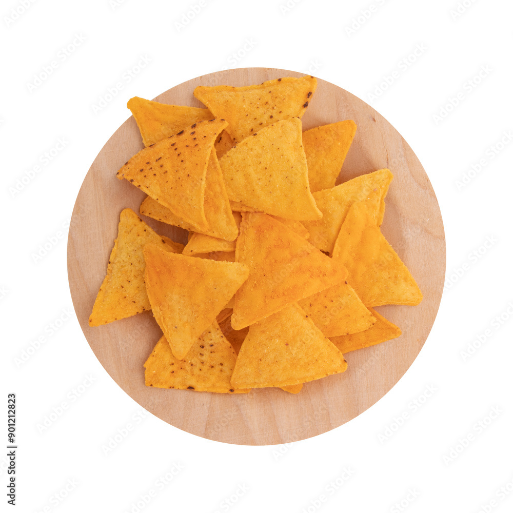 mexican corn nachos chips isolated on white background mexican corn nachos chips isolated on white background