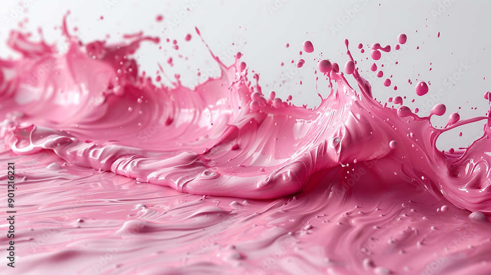 Pink Paint Splashes Pink Paint Splashes