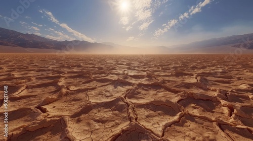 Fototapeta Naklejka Na Ścianę i Meble -  Death Valley National Park, California Nevada - Hottest and driest national park with unique desert landscapes