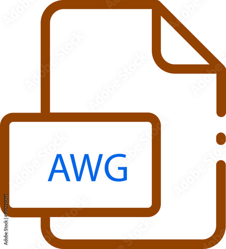 Old brick fill AWG file icon photo