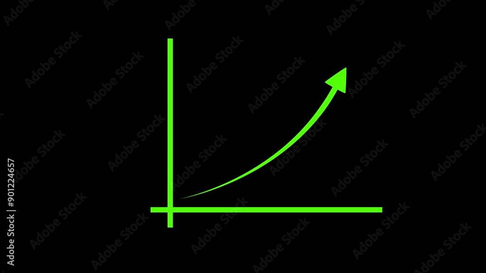 There is potential for future growth and profit. Profit growing icon animation. Growing graph symbol animation. There is potential for future growth and profit. Profit growing icon animation. Growing graph symbol animation.