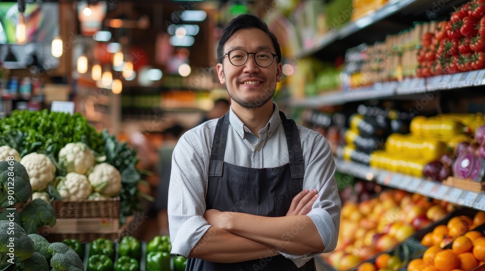 Focused Retail Manager Analyzing Declining Sales Reports Amid Business Debt and Retail Challenges Focused Retail Manager Analyzing Declining Sales Reports Amid Business Debt and Retail Challenges