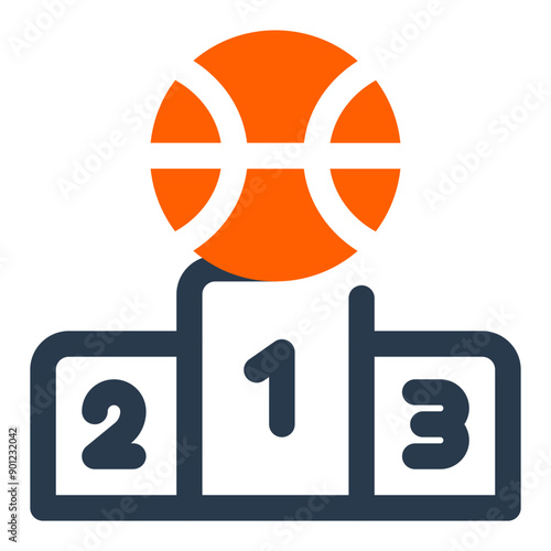 Victory Podium at Basketball Tournaments