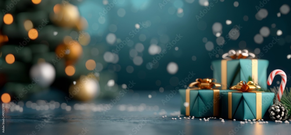 Christmas Present Under a Tree Christmas Present Under a Tree