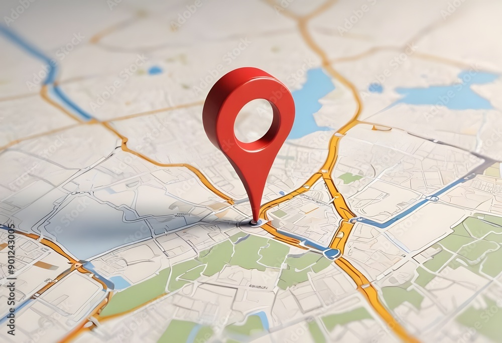 3D miniature location pin, 3D miniature location pin,