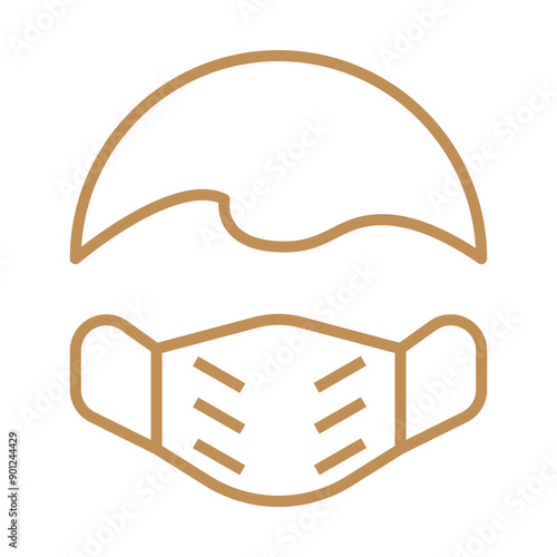 Surgical Mask icon Design