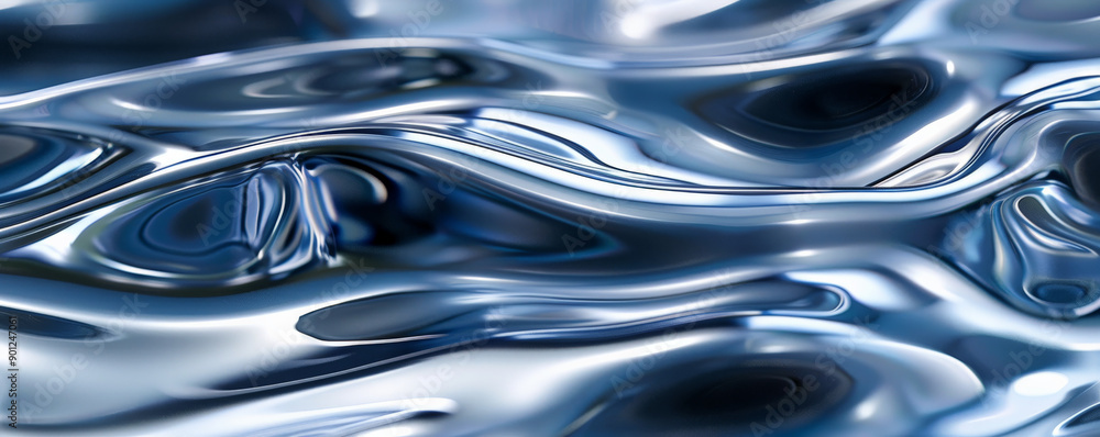 A mercury background with rippling, wave-like patterns, adding depth and movement to the design. A mercury background with rippling, wave-like patterns, adding depth and movement to the design.