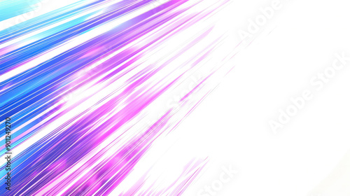 Obraz na płótnie abstract blue and purple neon light rays and lines transparent background w salonie