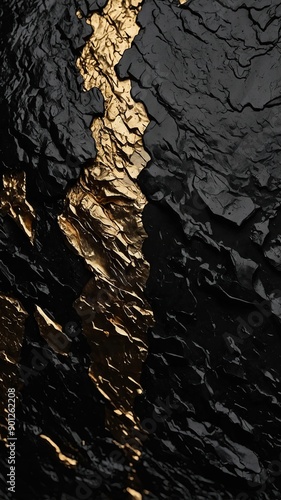 high detailed of realistic black texture Background Concept Wallpaper with empty copy space for text