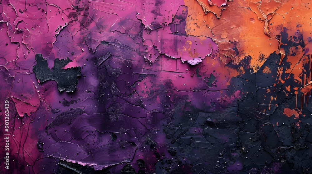 Vibrant Abstract Texture with Rich Purple and Orange Hues Vibrant Abstract Texture with Rich Purple and Orange Hues