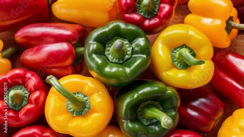Paprika (Bell Peppers): Red, yellow, and green peppers are often sought after for their attractive colors.