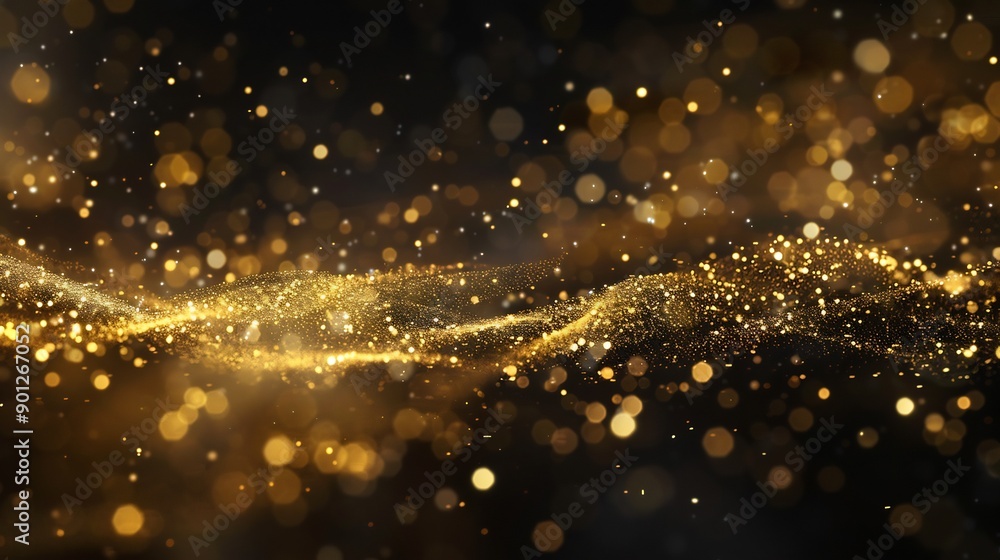 Abstract Golden Sparkle Background Abstract Golden Sparkle Background